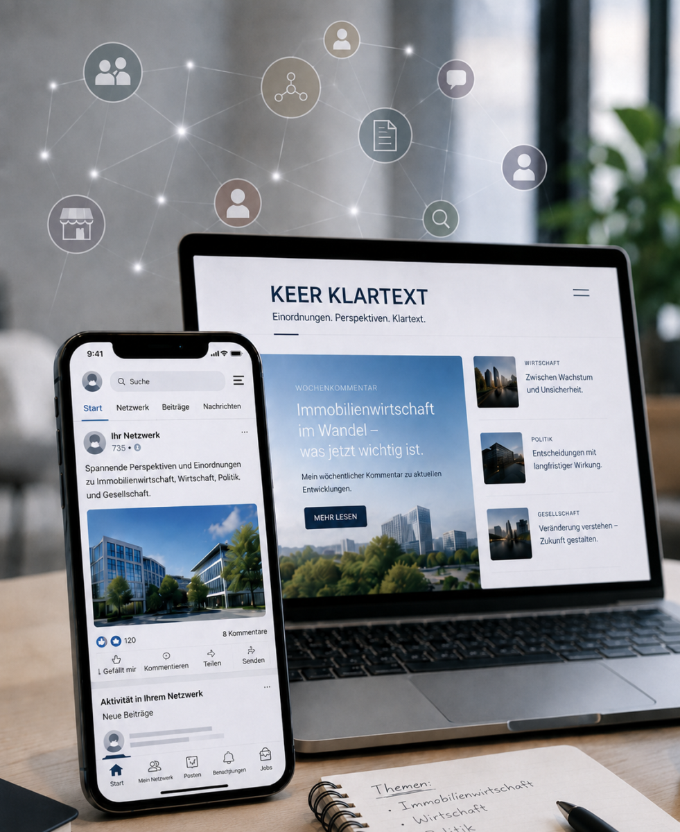 Redaktionelles Motiv zu KEER KLARTEXT und Immobilienwissen