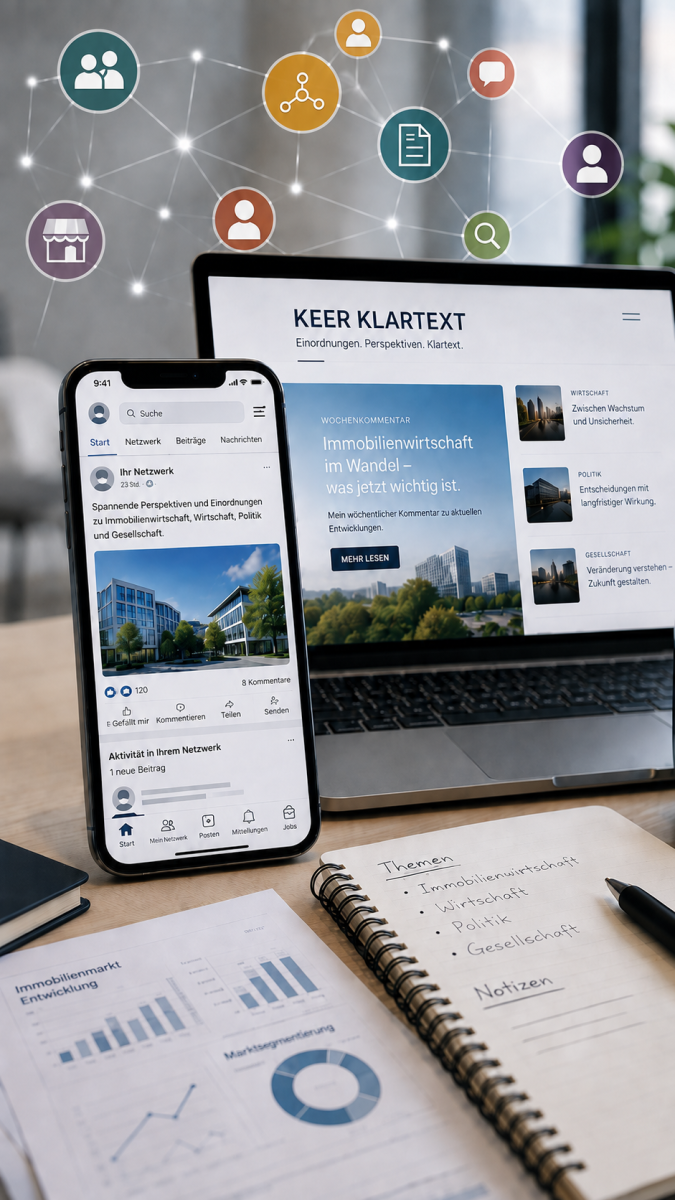 Redaktionelles Motiv zu KEER KLARTEXT und Immobilienwissen