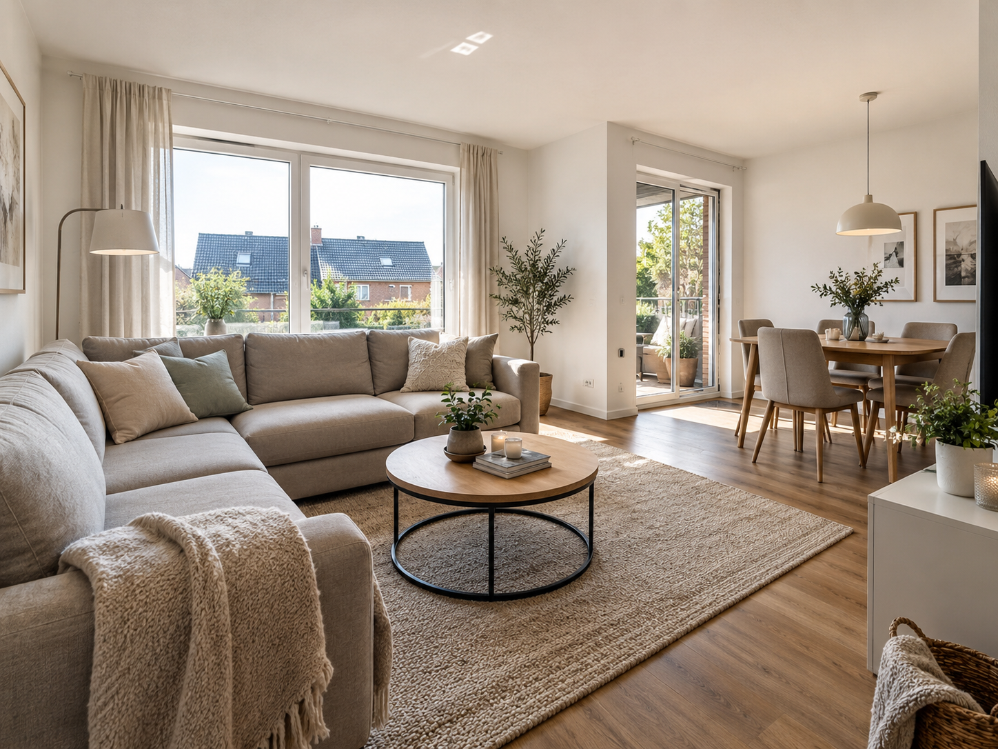 Wohnbereich im Mehrfamilienhaus